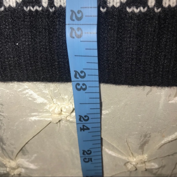 Talbots black and white patterned sweater - Picture 7 of 8